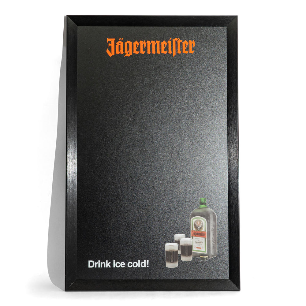 Jägermeister Kreidetafel Blechschild 69x44cm Wandtafel Getränke Speise Karte