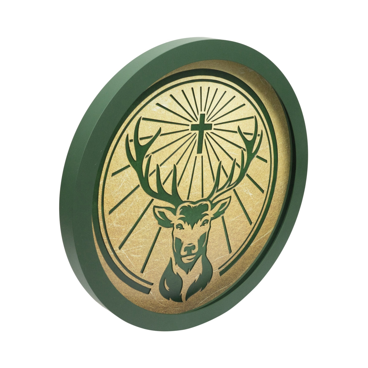 Jägermeister Leuchtreklame Wandschild LED Gold Premium Display Deko Sign Bar – Ansicht 2