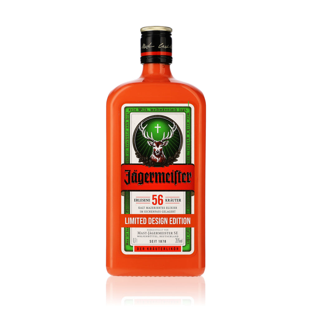 Jägermeister Likör 0,7l 35% vol. Flasche Designedition "Culture Orange"