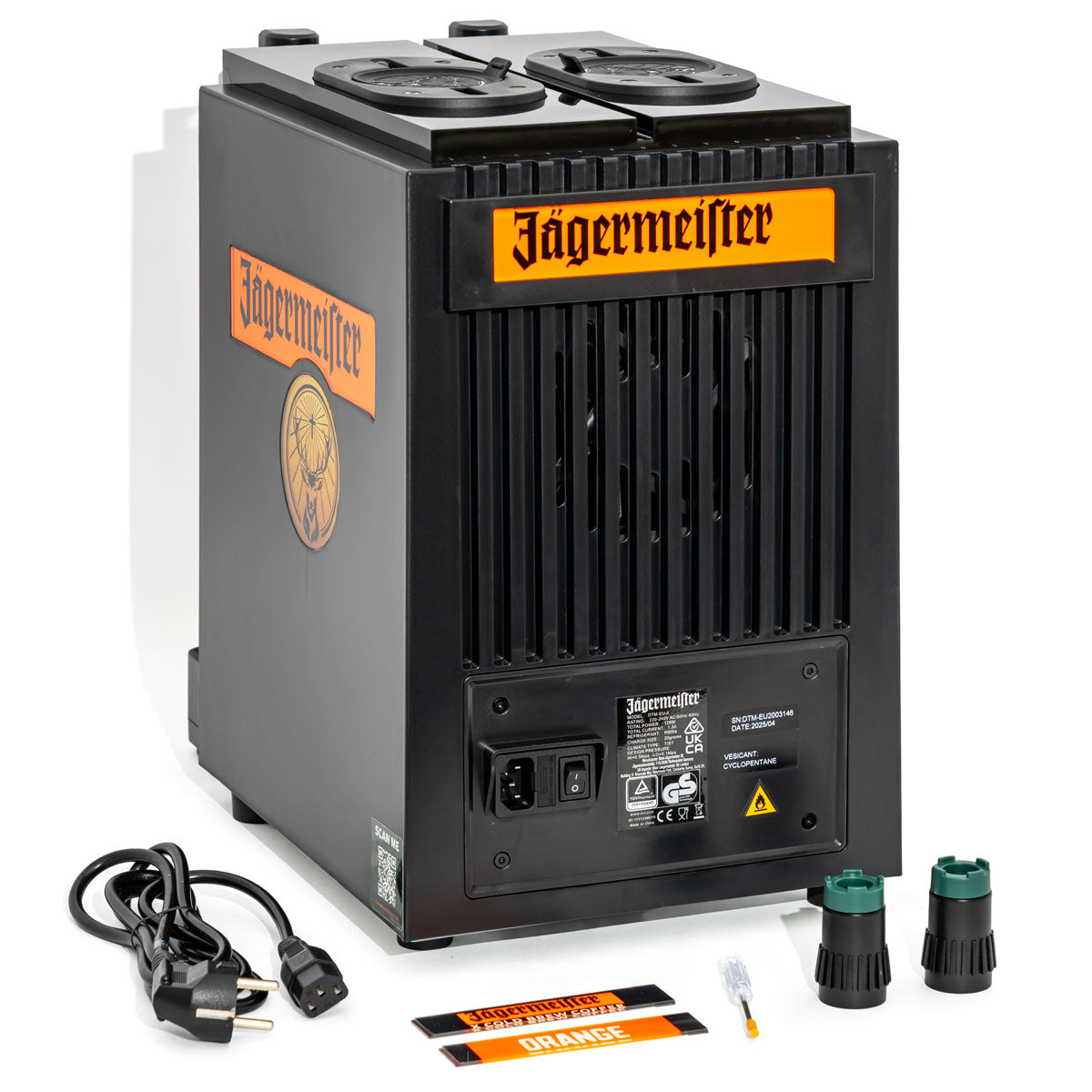 Jägermeister Likör Dual Tap Machine Zapfanlage für 2 Flaschen Shotmaschine Schwarz – Ansicht 7