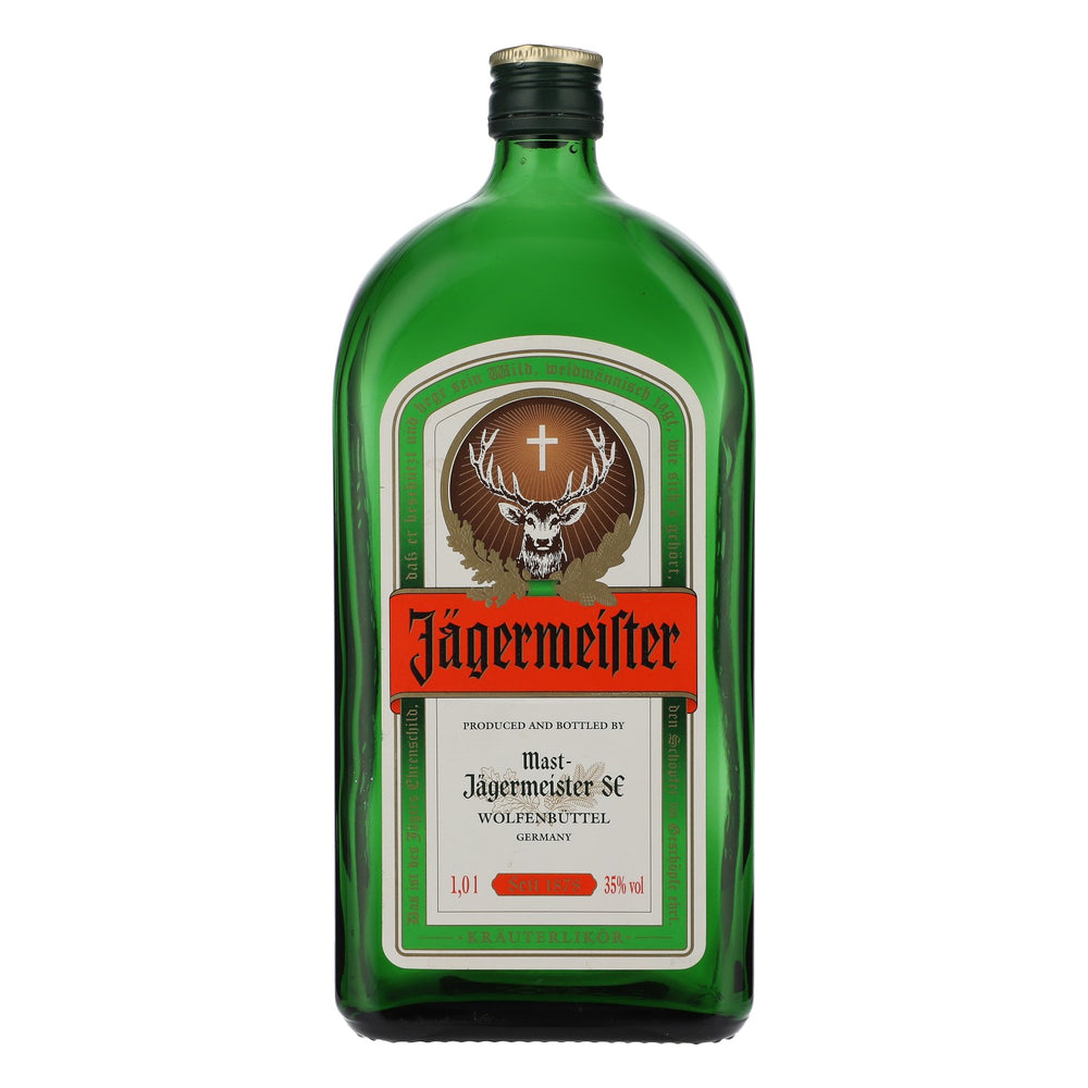 Jägermeister Likör Echtglas Showflasche 1l Showbottle Dekoflasche Schaufenster