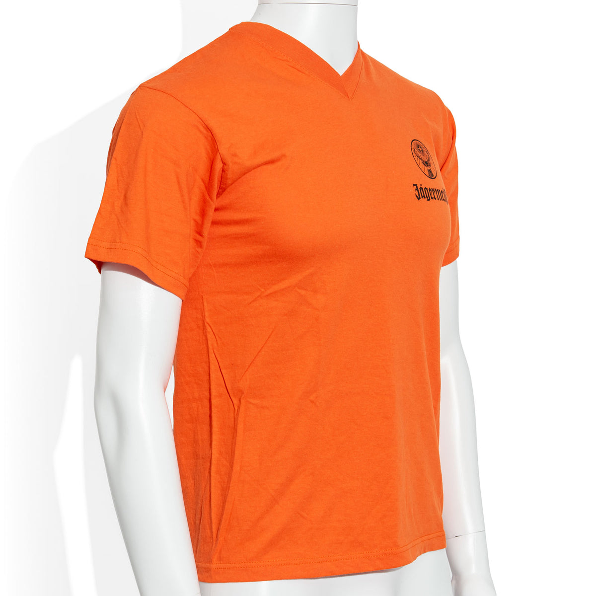 Jägermeister Likör Glas Gr, XS V-Ausschnitt orange Baumwolle T-Shirt Gr.XS – Ansicht 2