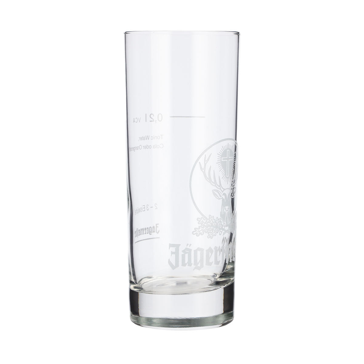 Jägermeister Likör Glas Longdrinkglas 0,34l weißes Logo Eiche für Mixgetränk VCA – Ansicht 2
