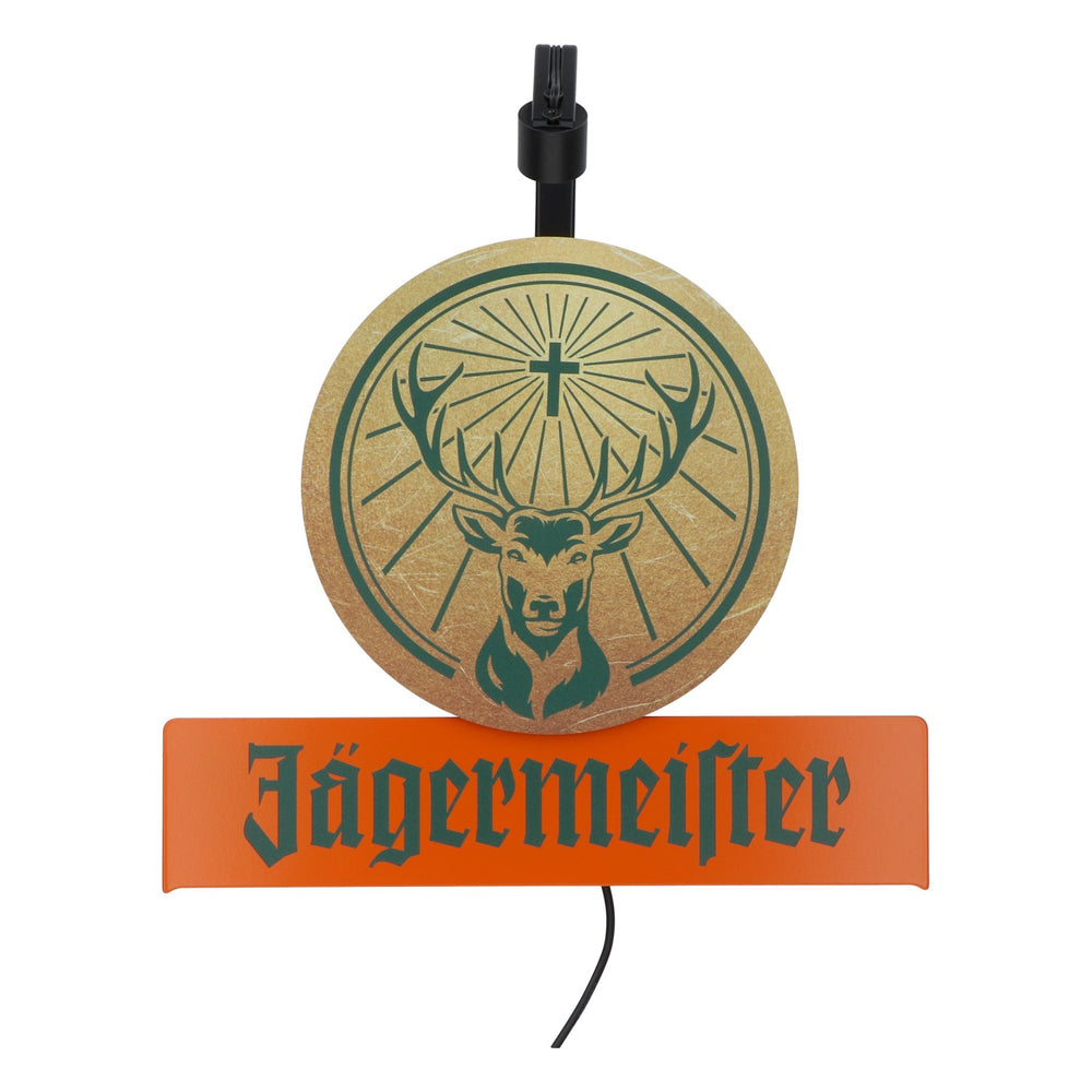 Jägermeister Likör LED Leuchtreklame Leuchtwerbung inkl Netzteil Wanddisplay