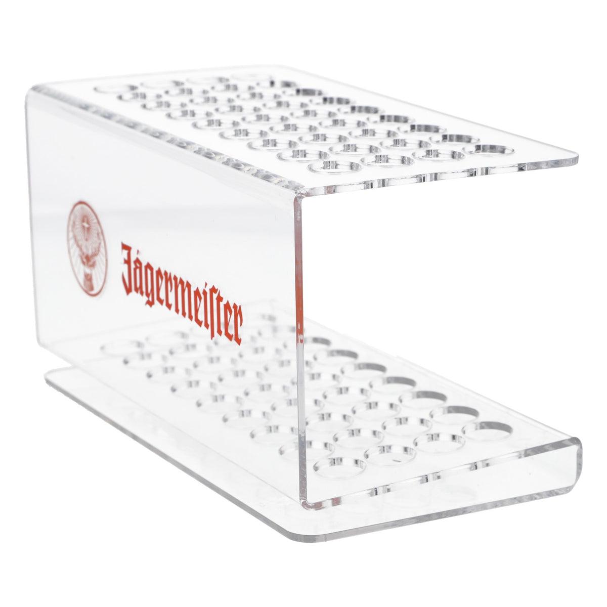 Jägermeister Likör Shotglashalter tooter Rack orangenes Logo neu Kunststoff – Ansicht 3