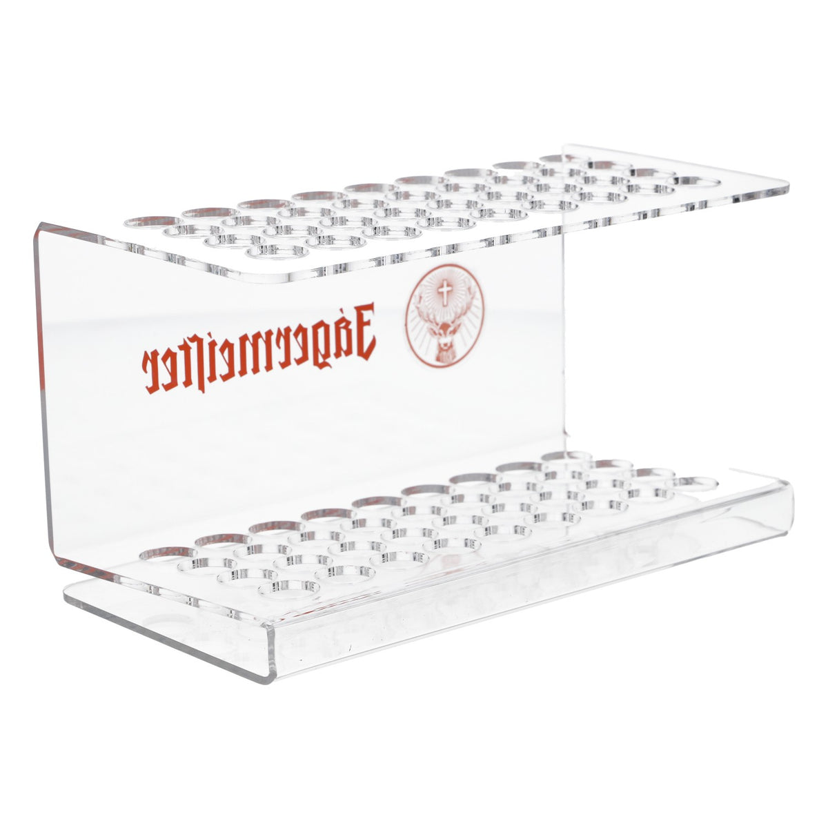 Jägermeister Likör Shotglashalter tooter Rack orangenes Logo neu Kunststoff – Ansicht 4