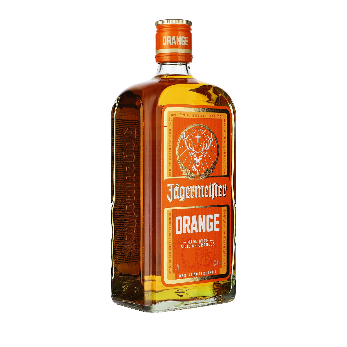 Jägermeister Orange 0,7l 33% vol. Flasche – Ansicht 2