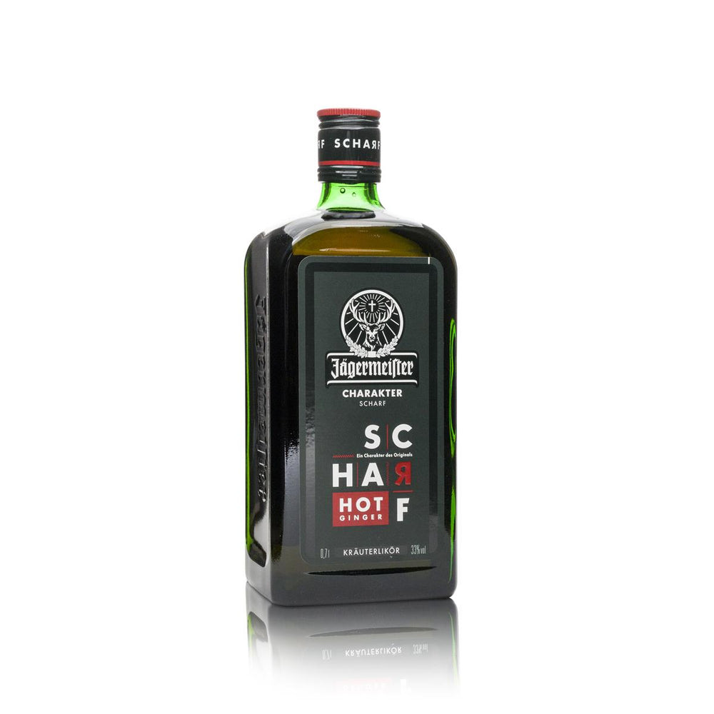 Jägermeister Scharf Kräuterlikör Spirituose 0,7l Flasche 33% vol. Sonderedition