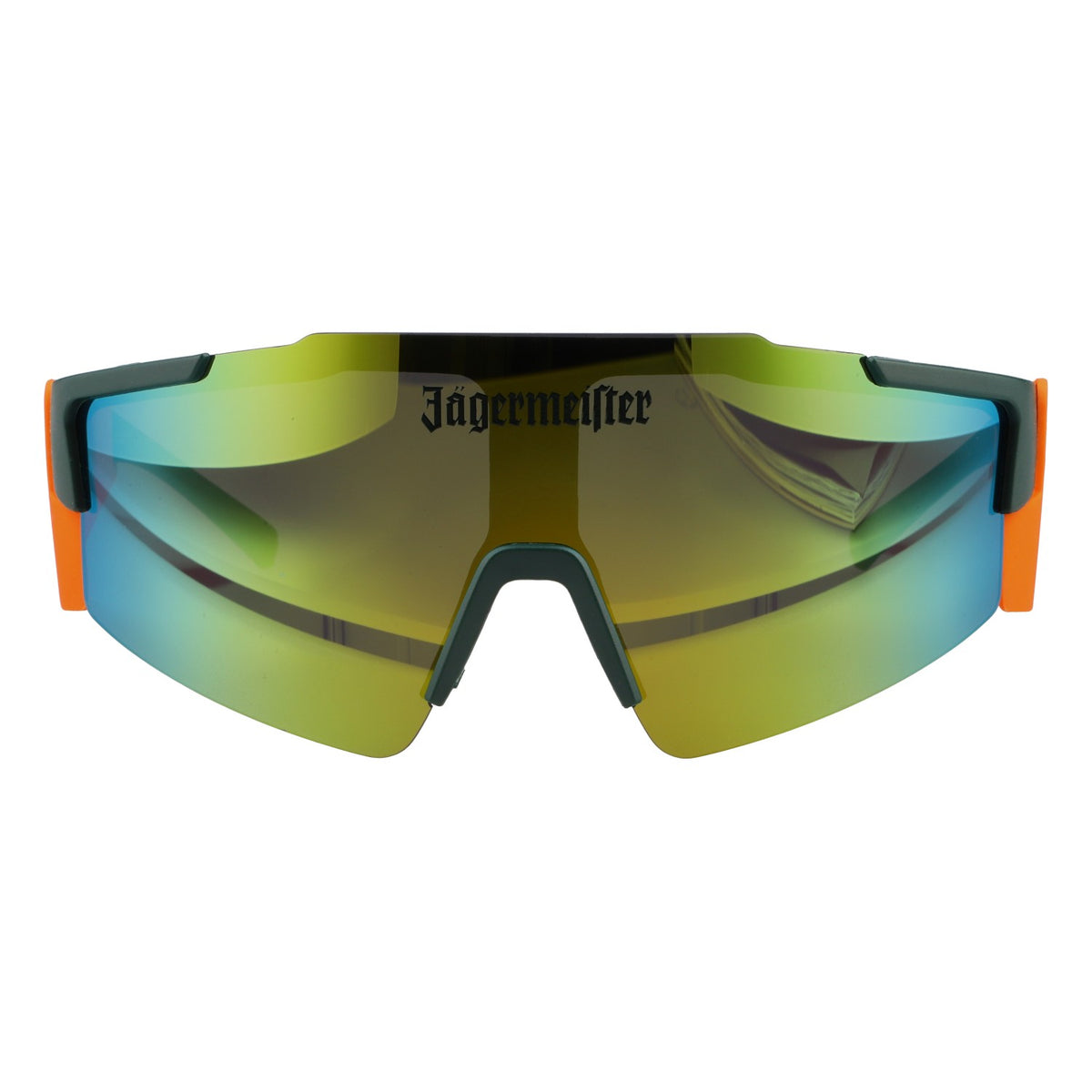 Jägermeister Schnelle Brille Sonnenbrille Orange Mirror Kult Accessoire – Ansicht 2