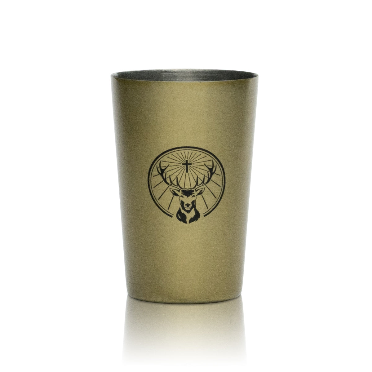 Jägermeister Shotglas 4cl Kurze Stamper Becher Gold Selten Gläser Gastro Likör