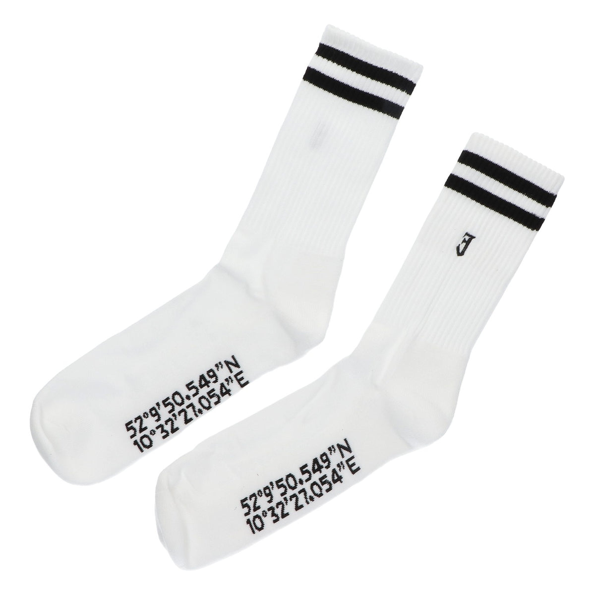 Jägermeister Socken Strümpfe Weiß Stripes Größe 42-46 Crew Merchandise Textil – Ansicht 2