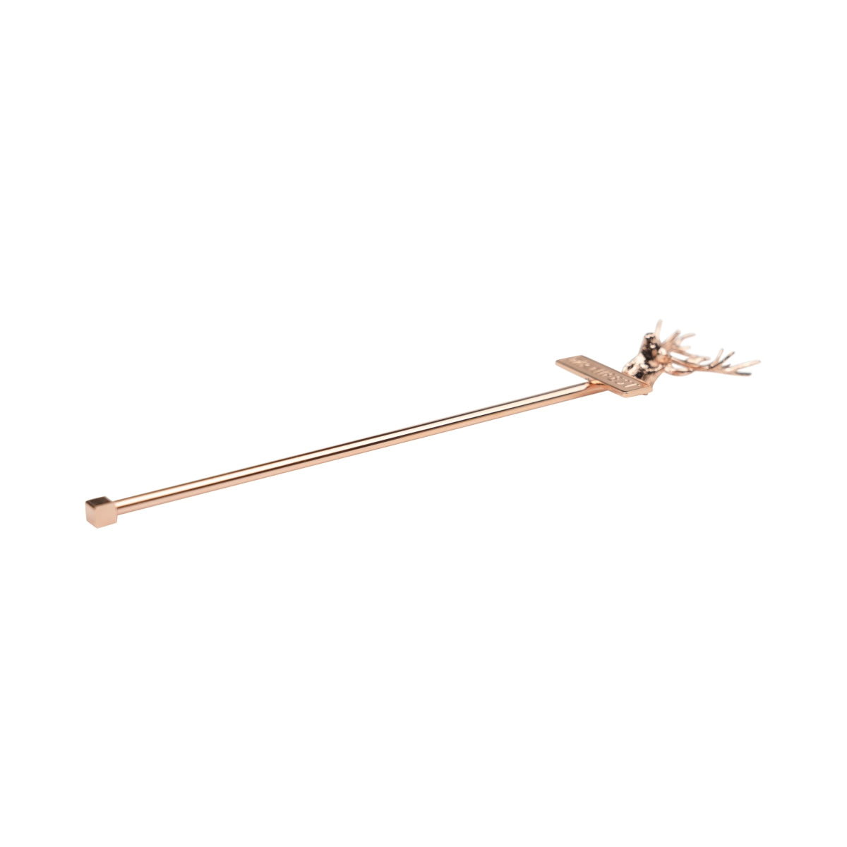 Jägermeister Stirrer Kupfer Hirschkopf Manifest Cocktail Stab Longdrink Rührer – Ansicht 2