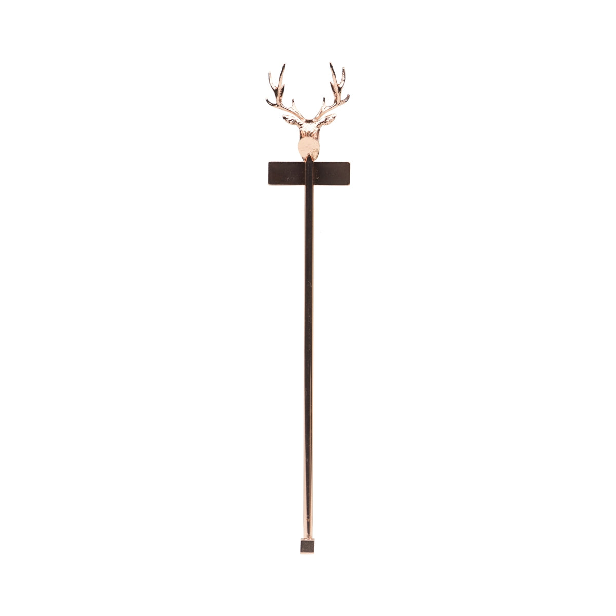Jägermeister Stirrer Kupfer Hirschkopf Manifest Cocktail Stab Longdrink Rührer – Ansicht 4