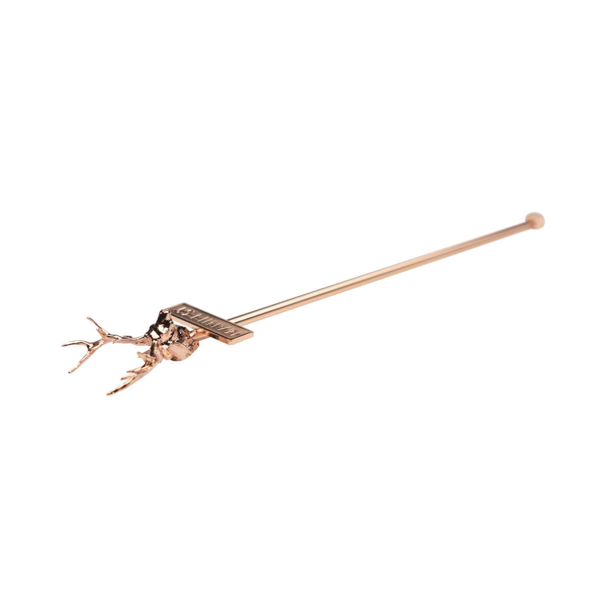 Jägermeister Stirrer Kupfer Hirschkopf Manifest Cocktail Stab Longdrink Rührer – Ansicht 6
