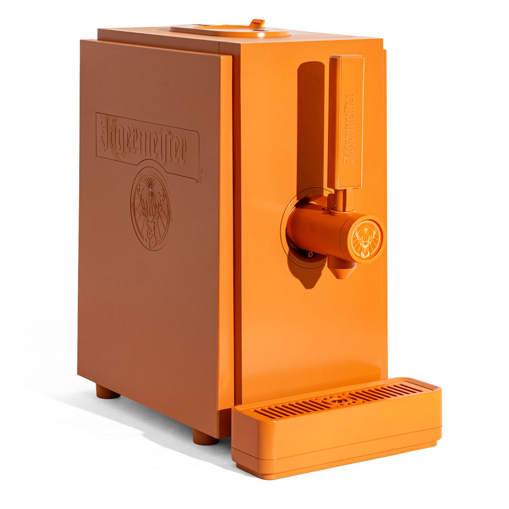 Jägermeister Tapmaschine Sonderedition ORANGE Shotmaschine 1 Flasche Zapfanlage