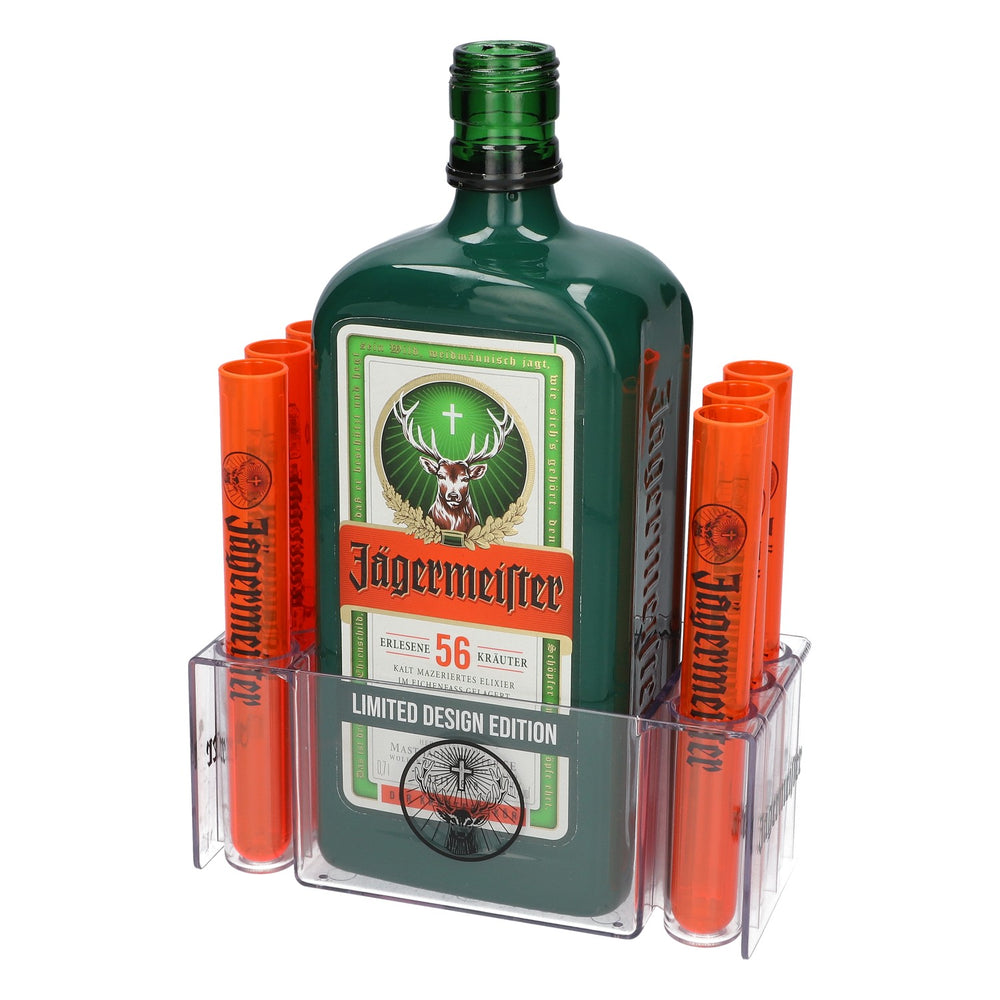 Jägermeister Tooter Rack Shotglashalter Flaschenhalter Flaschenkühler Tablett