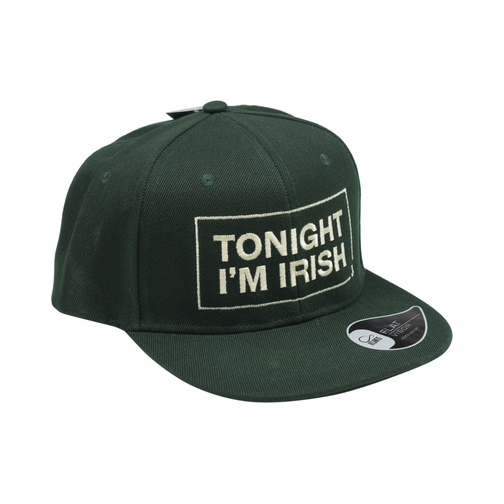 Jameson Whiskey Cap Snapback Grün "Tonight I'm Irish" Mütze Hut Kappe Hat