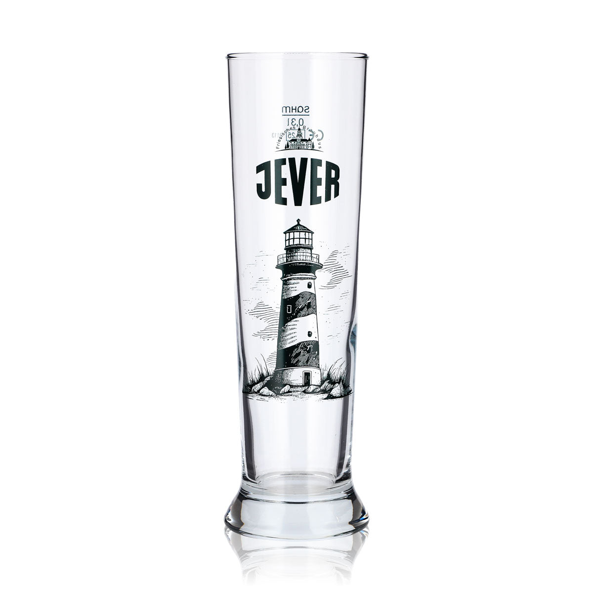 Jever Bier Glas 0,3l Weizenglas Leuchtturm Sahm Weizenbierglas Hefeweizenglas