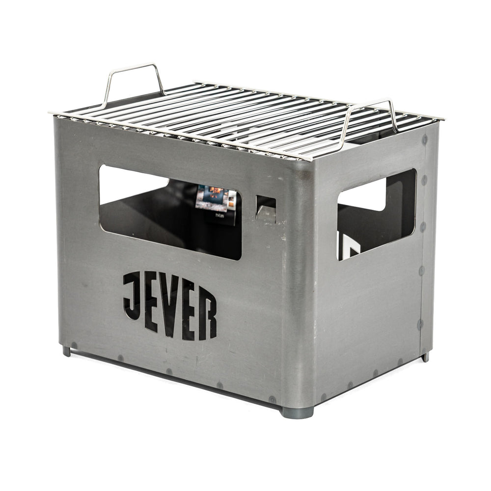 Jever Bier Höfats Beer Box Feuerkorb BBQ Grillrost Getränkekiste mit Öffner