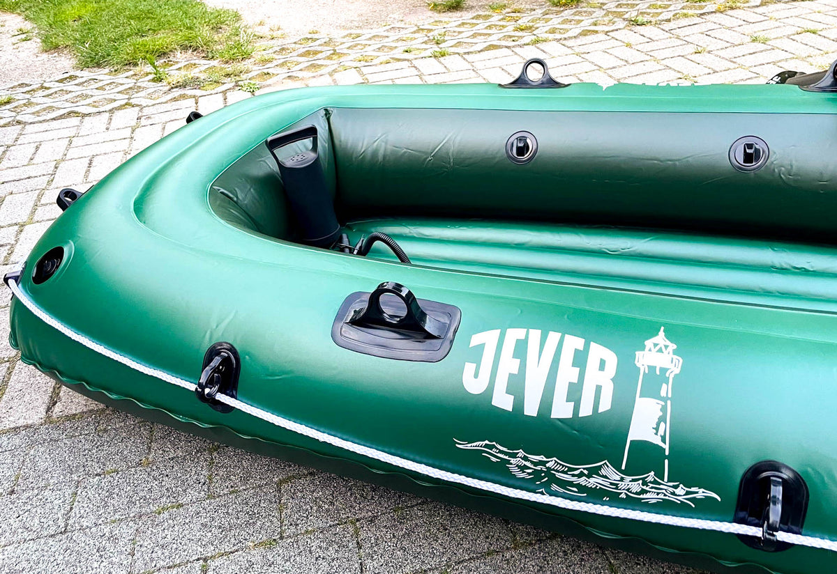 Jever Bier Outdoor Schlauchboot Paddelboot Ruderboot 3 Personen Paddel – Ansicht 7