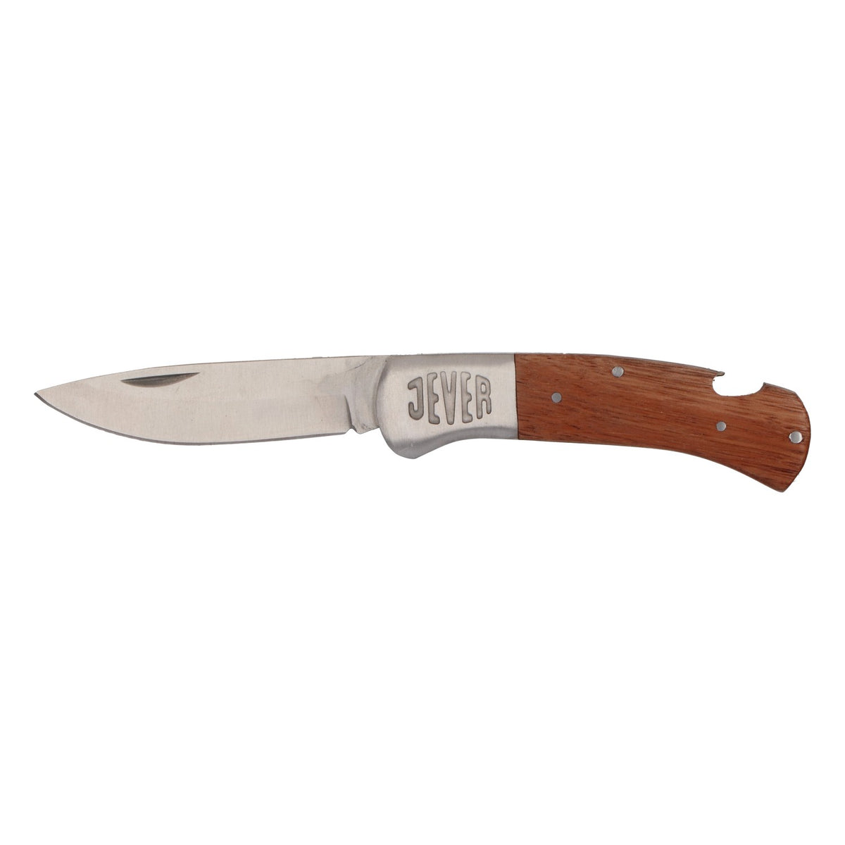 Jever Bier Outdor Taschenmesser Camping Messer Freizeitmesser Holzgriff inkl. Täschchen – Ansicht 5