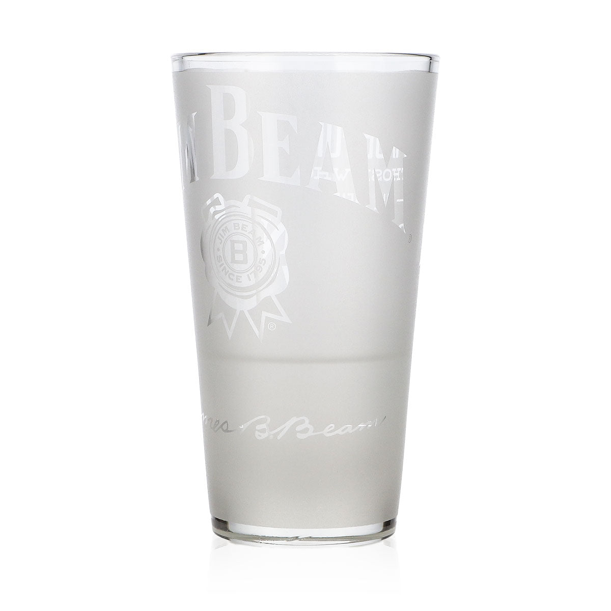 Jim Beam Glas 0,34l Longdrinkglas Whiskey Gläser Satiniert "Made for those…" – Ansicht 3