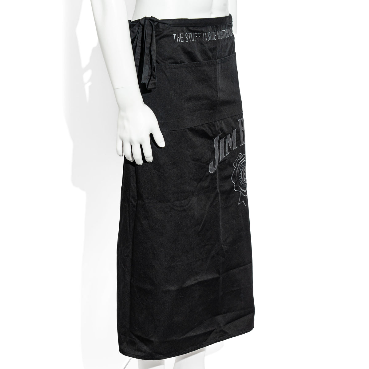 Jim Beam Glas Whisky Kellnerschürze Bistroschürze Black Label Relief sehr edel – Ansicht 2