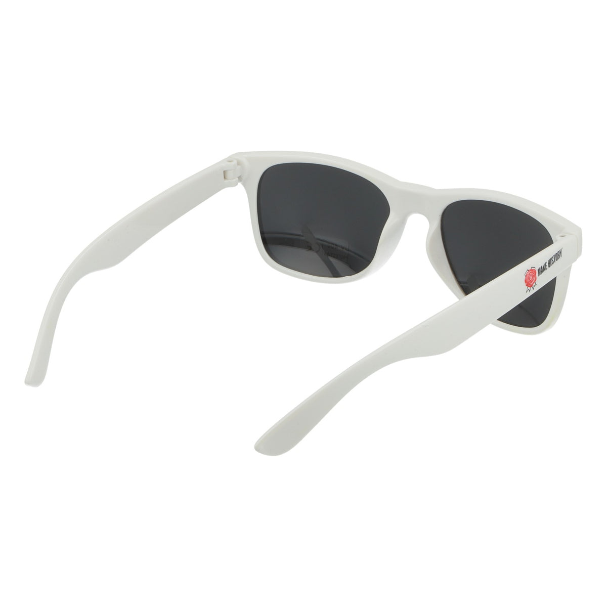 Jim Beam Sonnenbrille weiß UV 400 Spiegelglas Wayfarer Style Fan Artikel – Ansicht 4