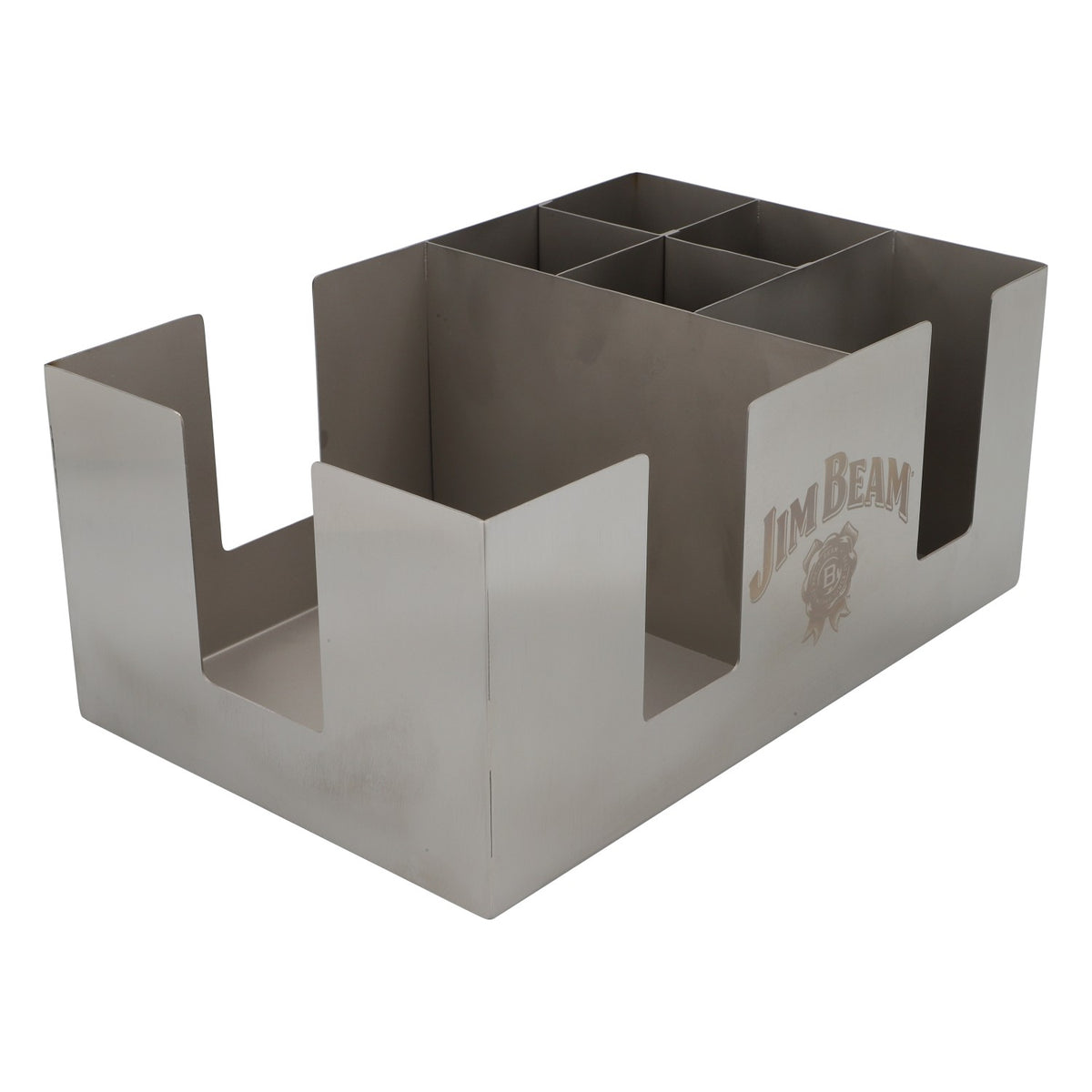 Jim Beam Whiskey Barcaddy Barzubehör Barhelfer Bar Party Glorifier Silber – Ansicht 3