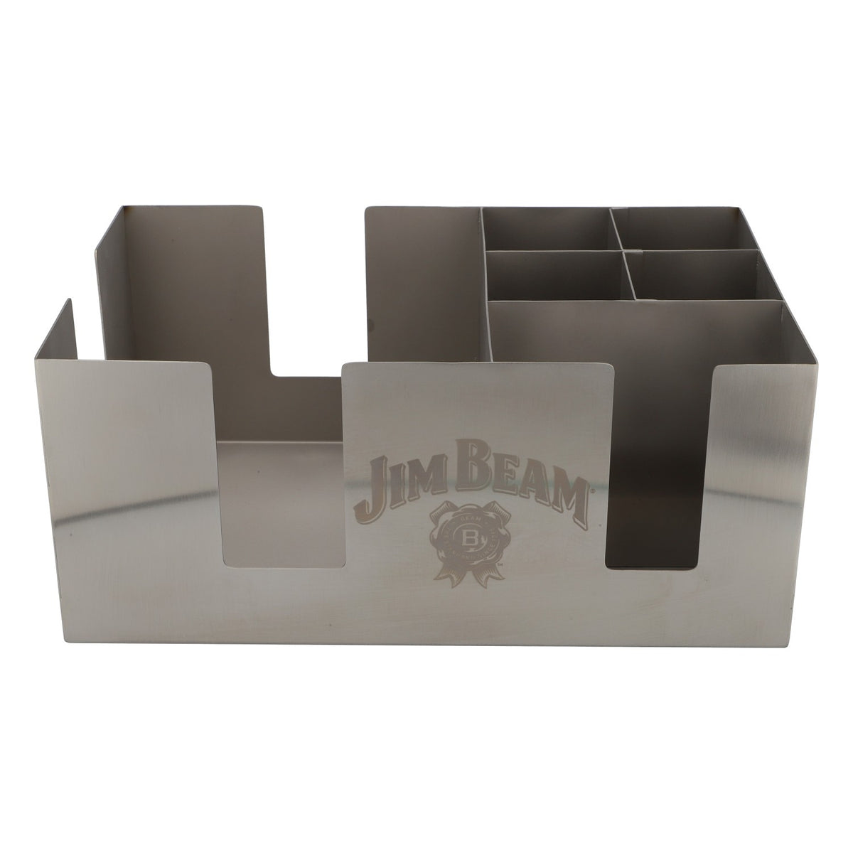 Jim Beam Whiskey Barcaddy Barzubehör Barhelfer Bar Party Glorifier Silber – Ansicht 4