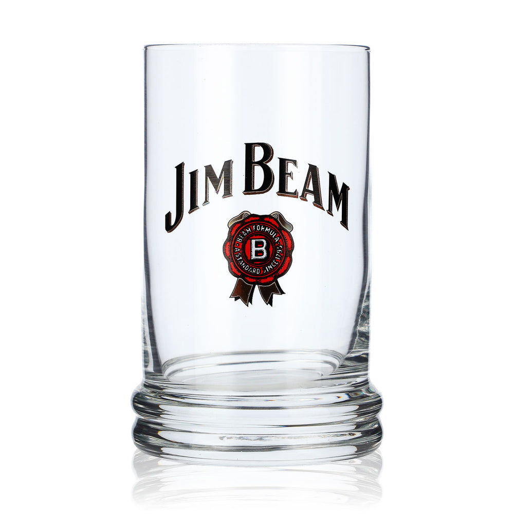 Jim Beam Whiskey Glas Tumbler Whiskygläser dicker Boden 0,24l