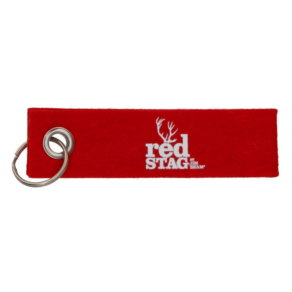 Jim Beam Whisky Red Stag Filz Schlüsselanhänger Anhänger als Schlaufe