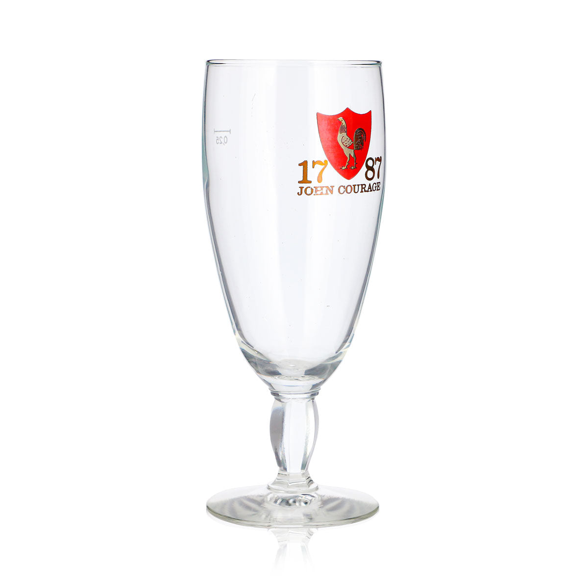John Courage Bier Glas 0,25l Pokal "1787" Durobor – Ansicht 3