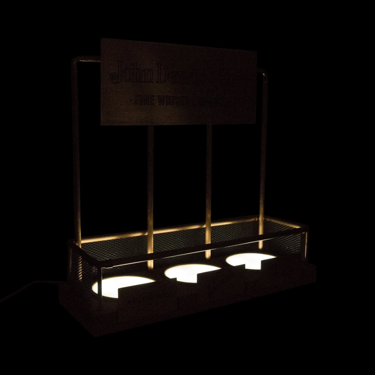 John Dewar&Sons Whiskey Glorifier Leuchtreklame LED Display Aufsteller Flaschen – Ansicht 3