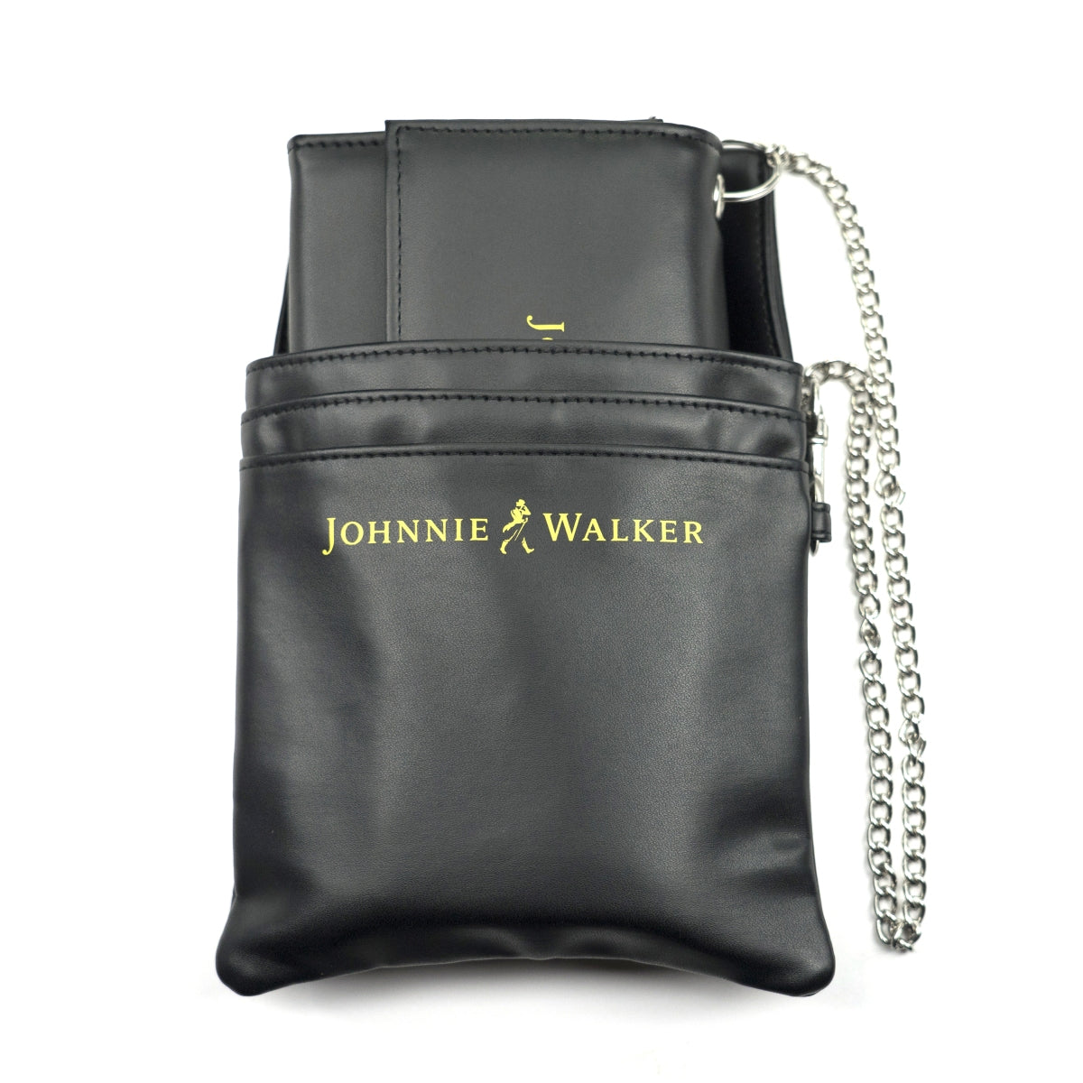 Johnnie Walker Geldbeutel Gürteltasche Holster Leder Kette Gastro Kellner Ober