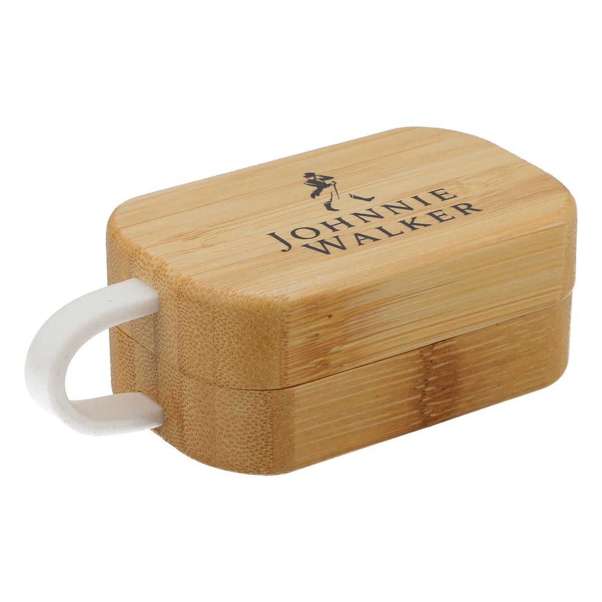 Johnnie Walker Whiskey Earphones Ohrhörer Bluetooth in der Holzbox Ladekabel – Ansicht 2