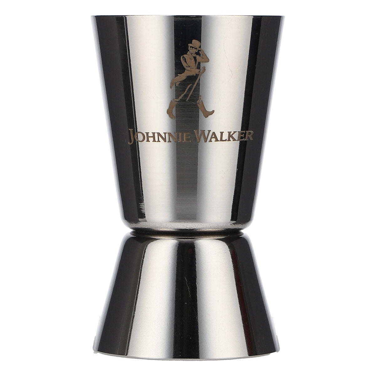 Johnnie Walker Whiskey Jigger Messbecher Barzubehör Silber Edelstahl