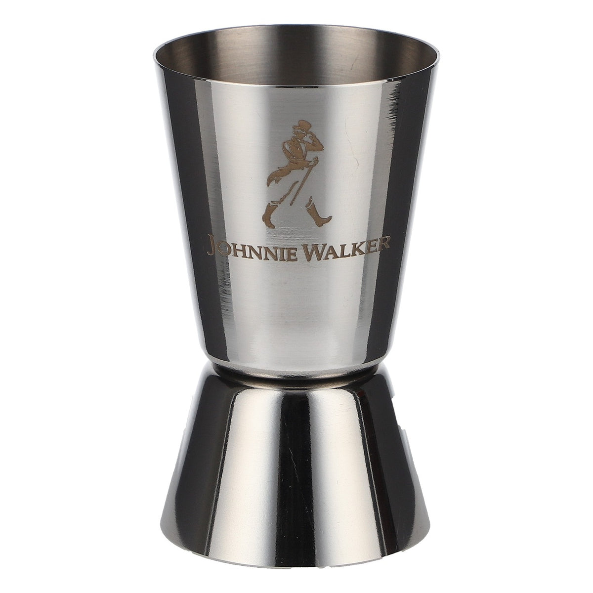 Johnnie Walker Whiskey Jigger Messbecher Barzubehör Silber Edelstahl – Ansicht 4