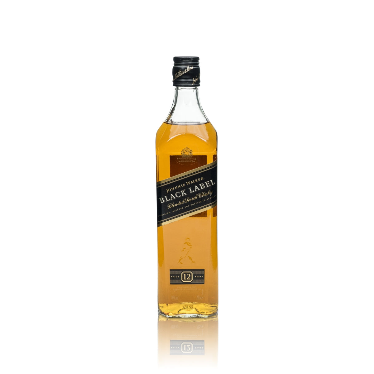 Johnnie Walker Whisky 0,7l 40% vol. Black Label 12 Jahre Blended Scotch