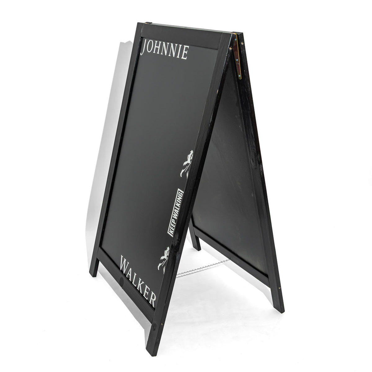 Johnnie Walker Whisky Holz Kundenstopper Aufsteller A-Frame Kreidetafel – Ansicht 4
