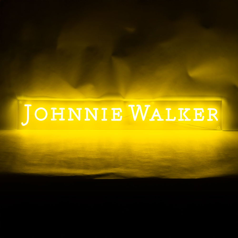Johnnie Walker Whisky LED Leuchtreklame Leuchtwerbung Acryl Neonsign