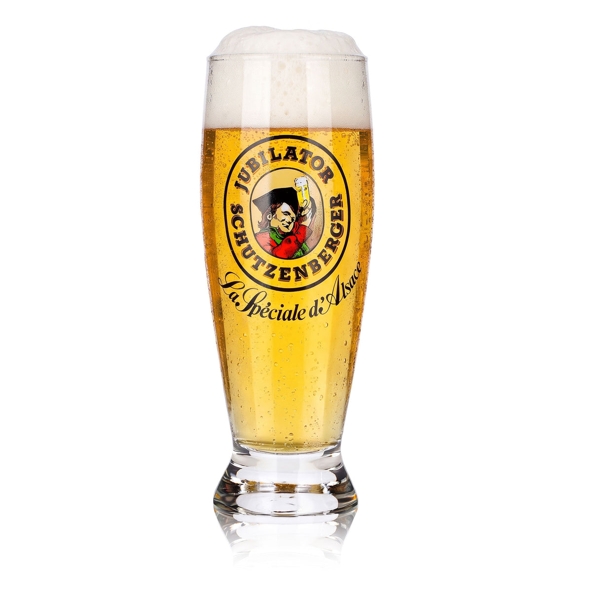 Jubilator Schutzenberger Bier Glas 0,25l Pokal