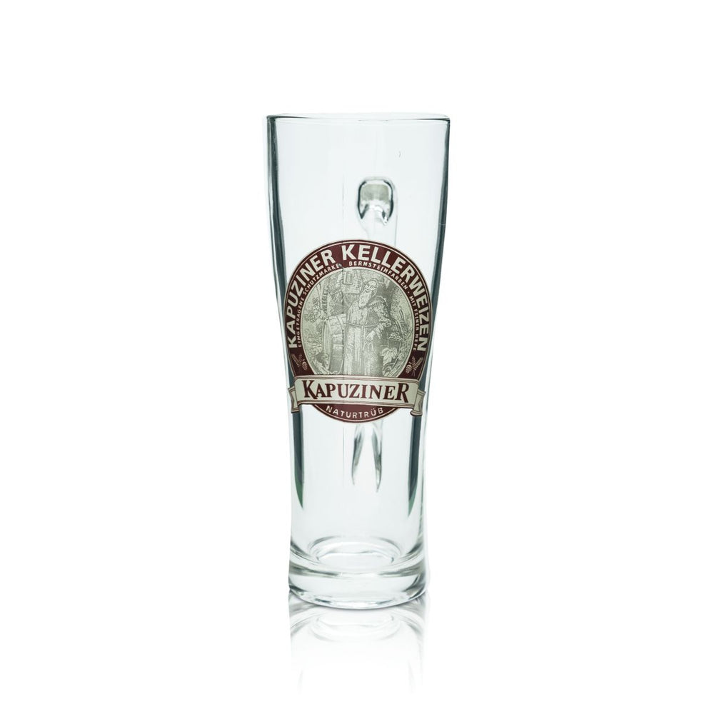 Kapuziner Biekrugr Glas 0,5l Kellerweizen Humpen Seidel Gläser Brauerei Edition