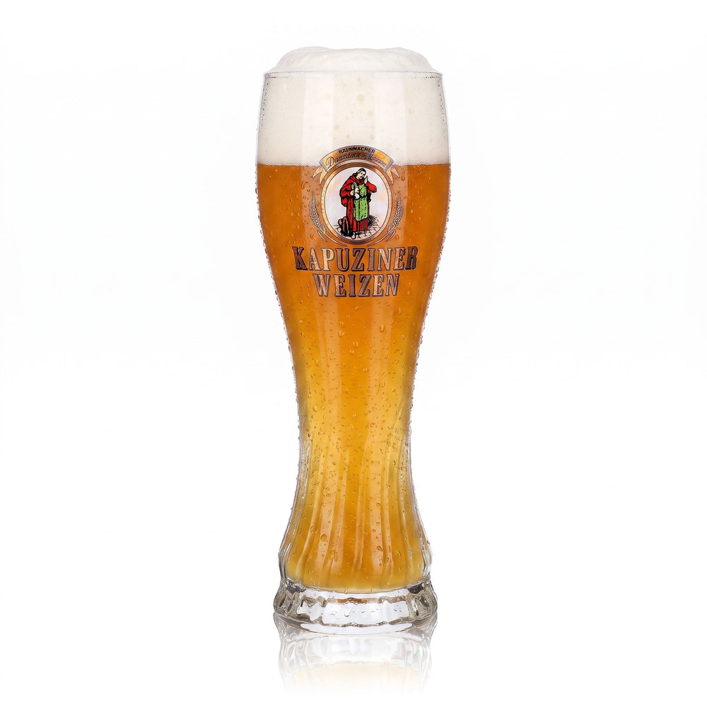 Kapuziner Bier Glas 0,5l Pokal Weizen Relief Sahm