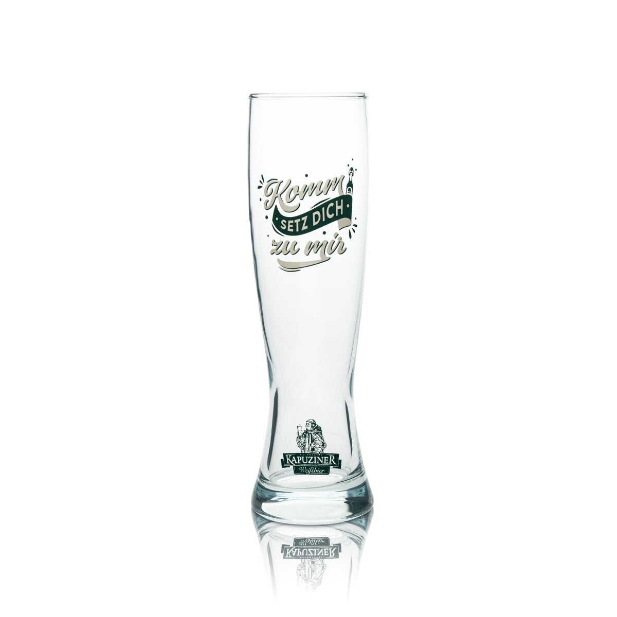 6x Kapuziner Bier Glas 0,5l Weizen Gläser Sahm Hefe Weißbier Bayern Beer Tulpe – Ansicht 2