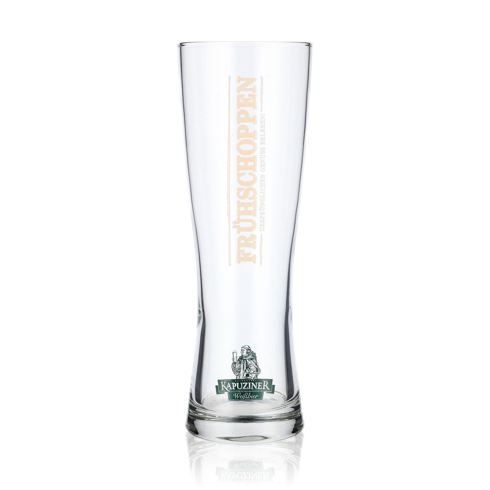 Kapuziner Bier Glas Gläser Biergläser 0,5l Weißbierglas "Frühschoppen"