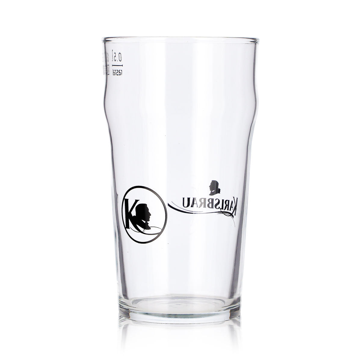 Karlsberg Bier Glas 0,5l Karlsbräu Becher Rastal – Ansicht 4