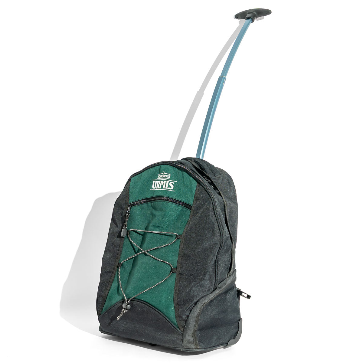 Karlsberg Urpils Bier Outdoor Rucksack Reisekoffer Tasche Schwarz/Grün – Ansicht 5