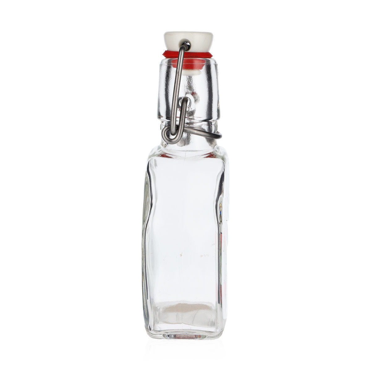 Kefla Schnaps Glas Bügelflasche 0,2l Blumen Motiv Flaschernland Schnapsflasche – Ansicht 3