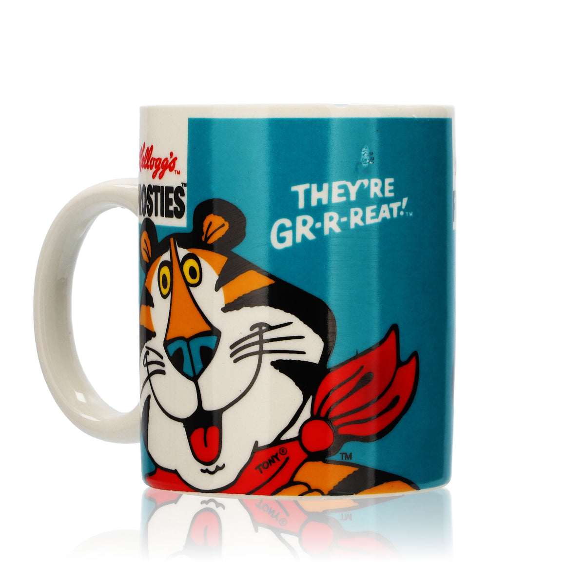 Kelloggs Frosties Milchbecher 0,33l Müsli Glas Tasse Kinder "Frosties" Tiger – Ansicht 4
